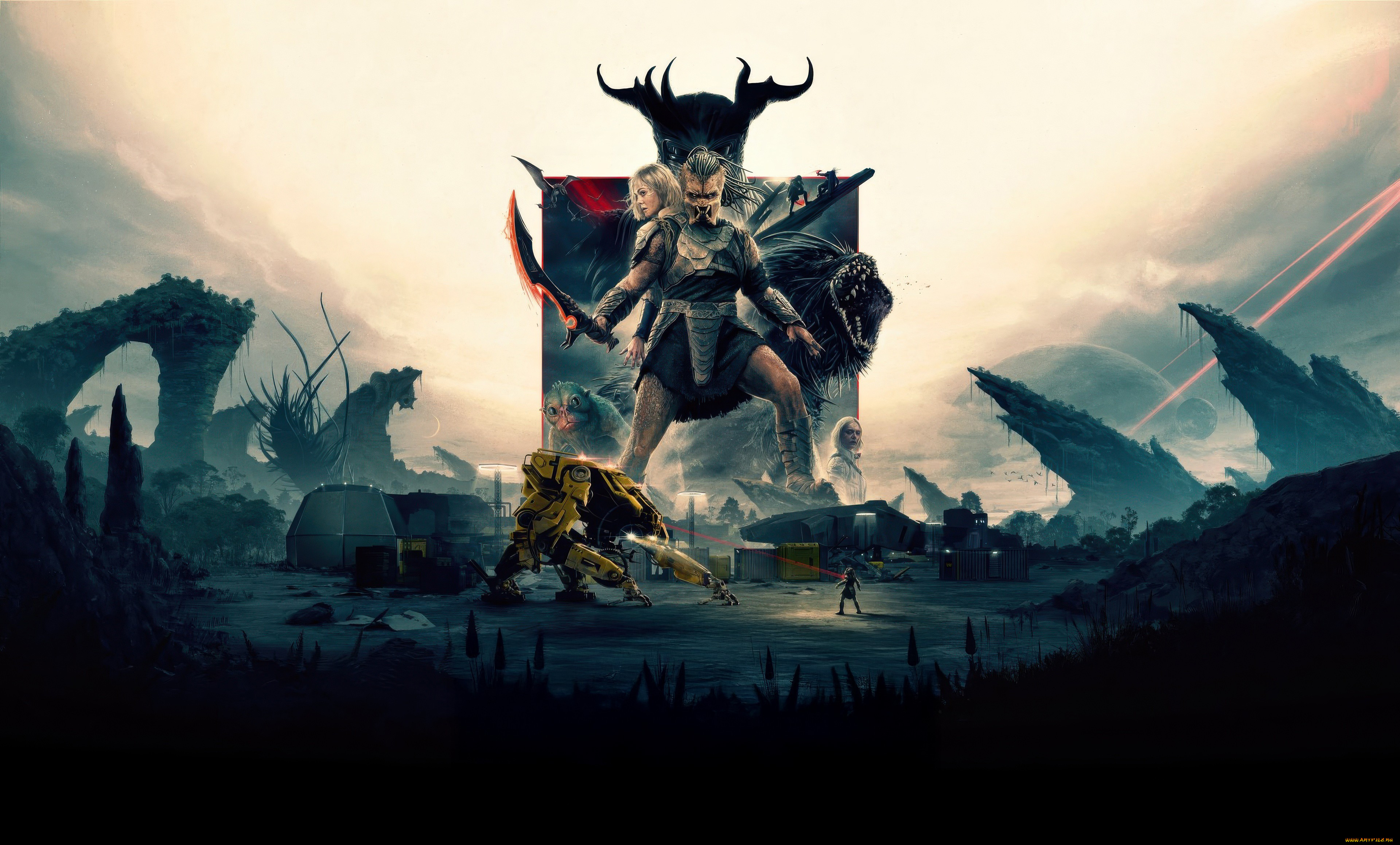 ���� ������, predator,  badlands, badlands, ������, �������